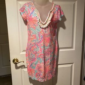 Lilly Pulitzer Harper Shift Dress Too Much Bubbly M VGC